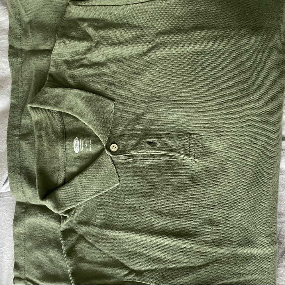 Old Navy Olive Green Polo Shirt